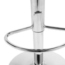 Set 2 Sgabelli Alti in Similpelle Imbottita Rizzetti Plusmir Rossi