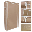 Scarpiera Salvaspazio 10 Ripiani 88x28x160 cm Rizzetti Marrone