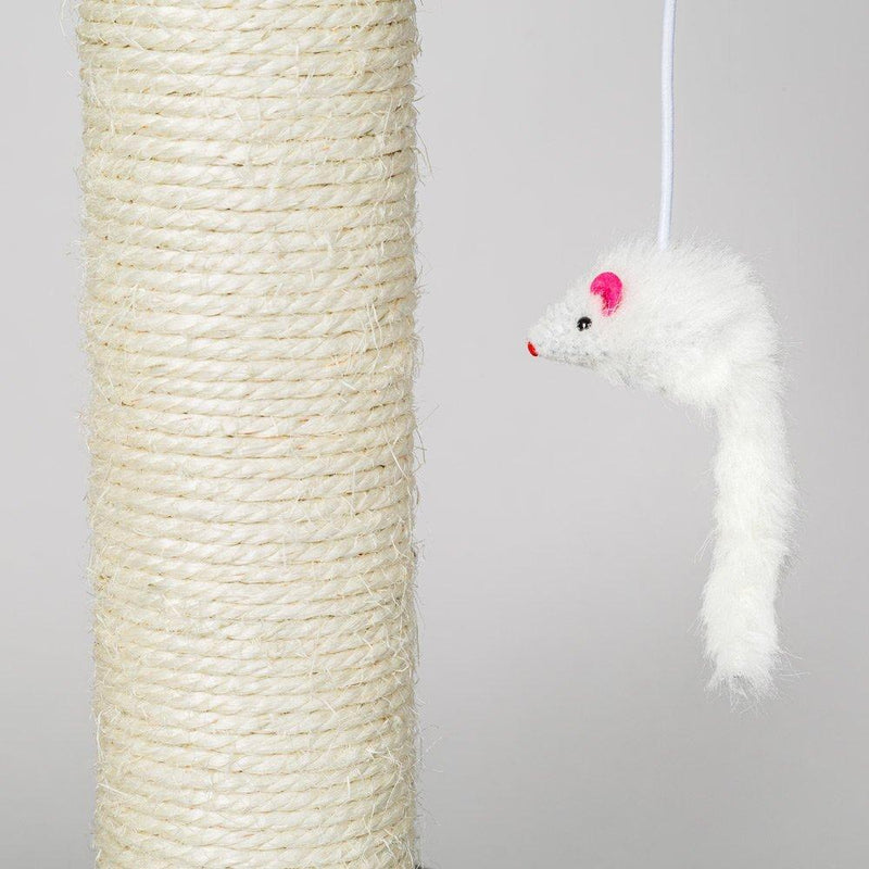 Albero Tiragraffi con Cuccia per Gatti H71 cm Rizzetti Fidel Rosso