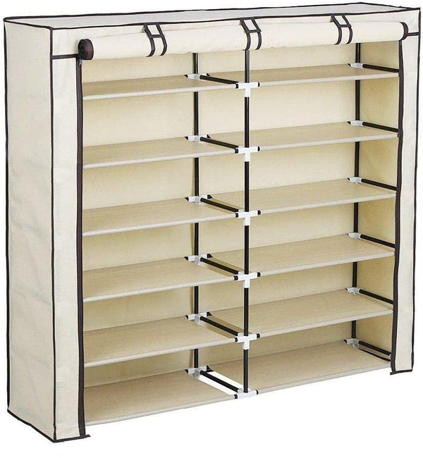 sconto Range-chaussures peu encombrant 6 étagères 115x28x110 cm Rizzetti Beige