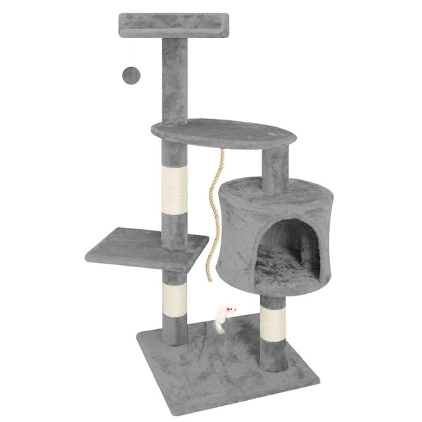 Arbre à chat avec niche pour chat H112 cm Rizzetti Picasso Gris acquista