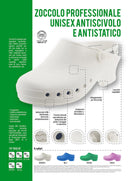 Zoccoli Sanitari Professionali Rizzetti Rosa Varie Taglie