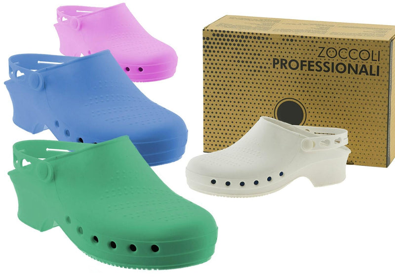 Zoccoli Sanitari Professionali Rizzetti Verde Varie Taglie