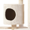 Albero Tiragraffi per Gatti H203 cm Rizzetti Rockfeller Beige