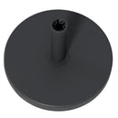 Base per Ombrellone Ø46,5 cm da 15kg per Pali da Ø3,8 e Ø4,8 cm in Plastica e Cemento Nero   