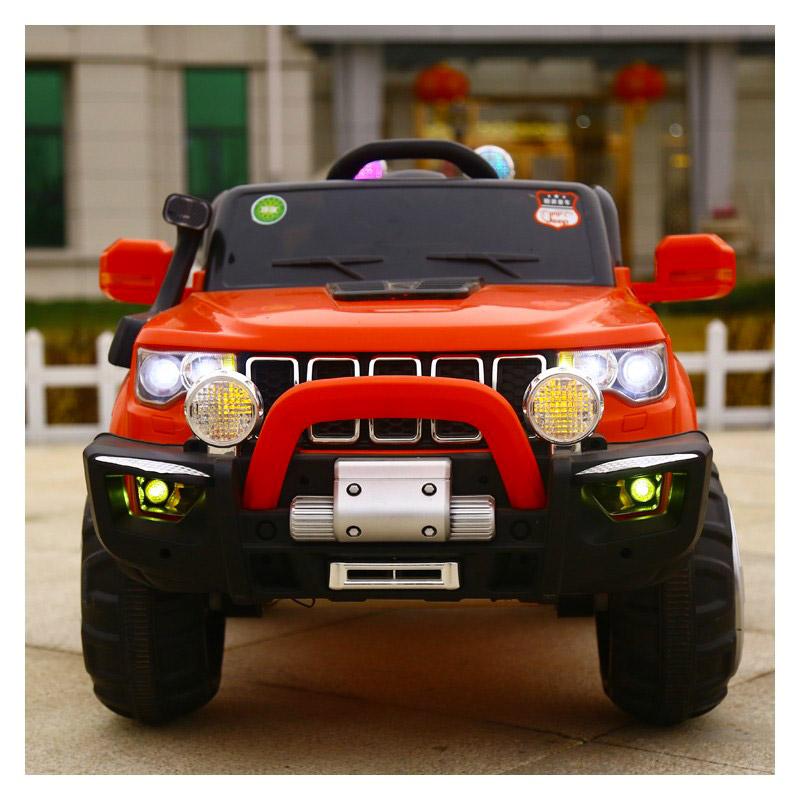 Macchina Elettrica per Bambini 2 Posti 12V Jepsen Fuoristrada 4x4 Rossa