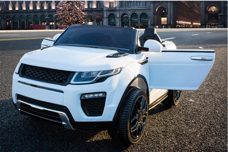 Macchina Elettrica per Bambini 2 Posti 12V Jepsen SUV Bianca