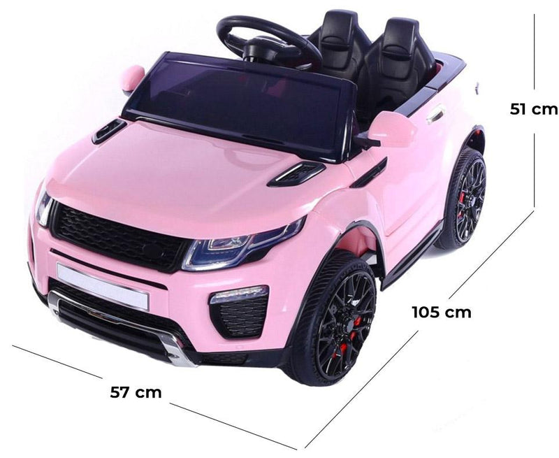 Macchina Elettrica per Bambini 2 Posti 12V Jepsen SUV Rosa
