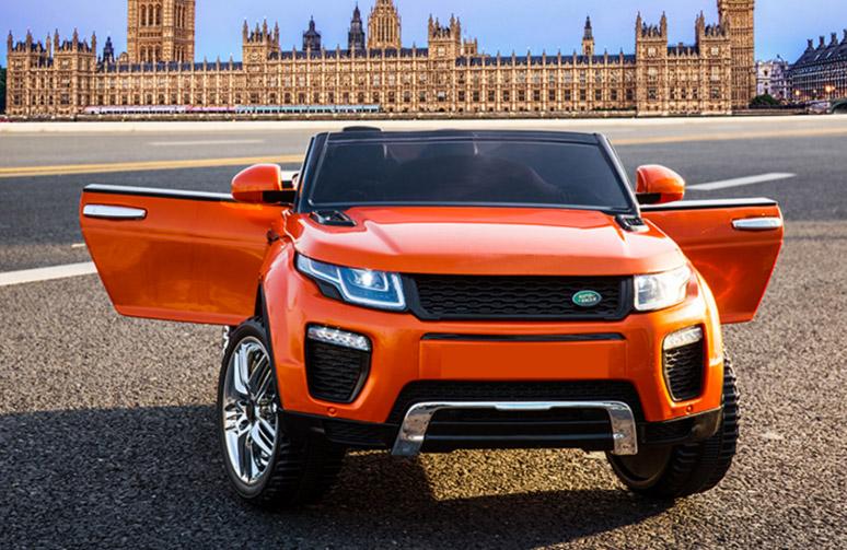 Macchina Elettrica per Bambini 2 Posti 12V Jepsen SUV Arancione