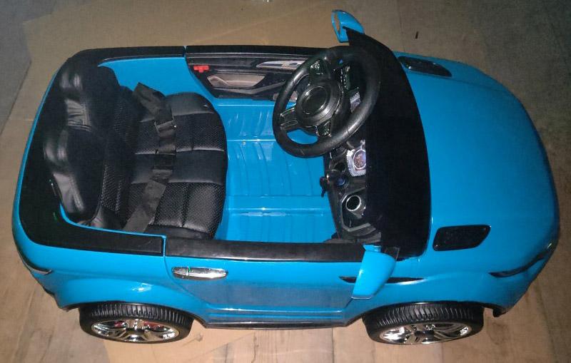 Macchina Elettrica per Bambini 2 Posti 12V Jepsen SUV Azzurra