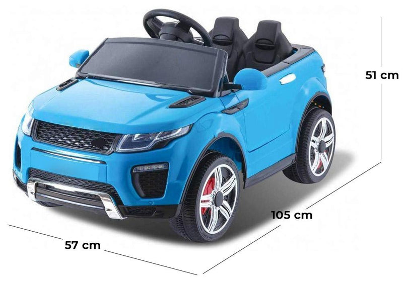 Macchina Elettrica per Bambini 2 Posti 12V Jepsen SUV Azzurra