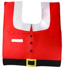 Completo Bagno Natalizio Copriwater Tappetino e Portarotolo Rizzetti Babbo Natale