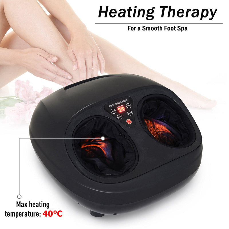 Massaggiatore Elettrico per Piedi con Calore e 3 Livelli di Intensità 