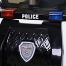 Macchina Elettrica Polizia per Bambini 6V  Police Bianca