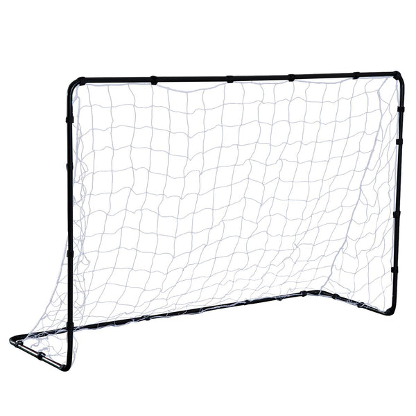 But de Football Portable avec Filet 183x61x122 cm Noir online
