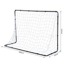 Porta da Calcio Portatile con Rete 183x61x122 cm  Nera