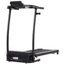 Tapis Roulant Elettrico con Schermo LCD Pieghevole 500W Nero 