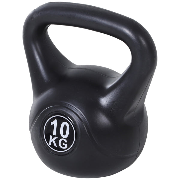 acquista Kettlebell d'Entraînement 10 Kg en PVC et Sable Noir