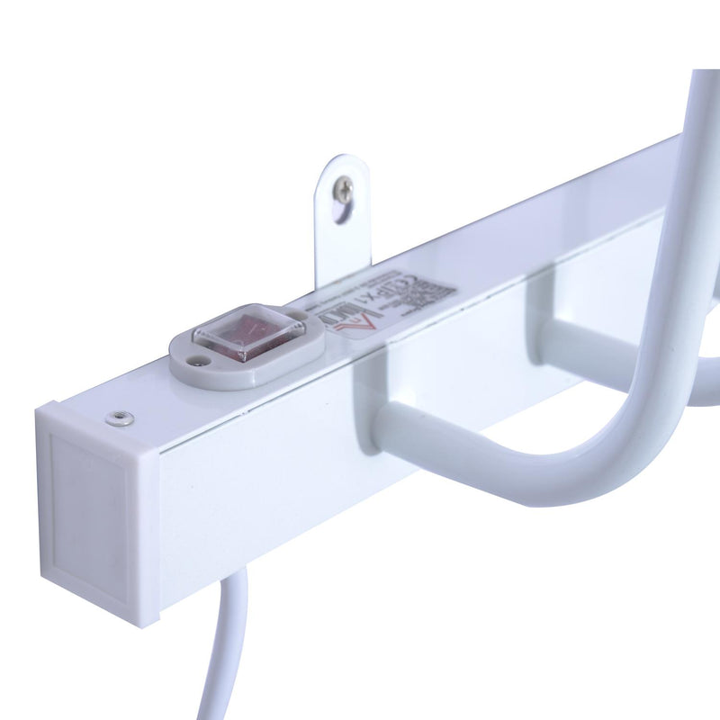 Asciuga Scarpe Elettrico da Parete 60W in Alluminio  Bianco