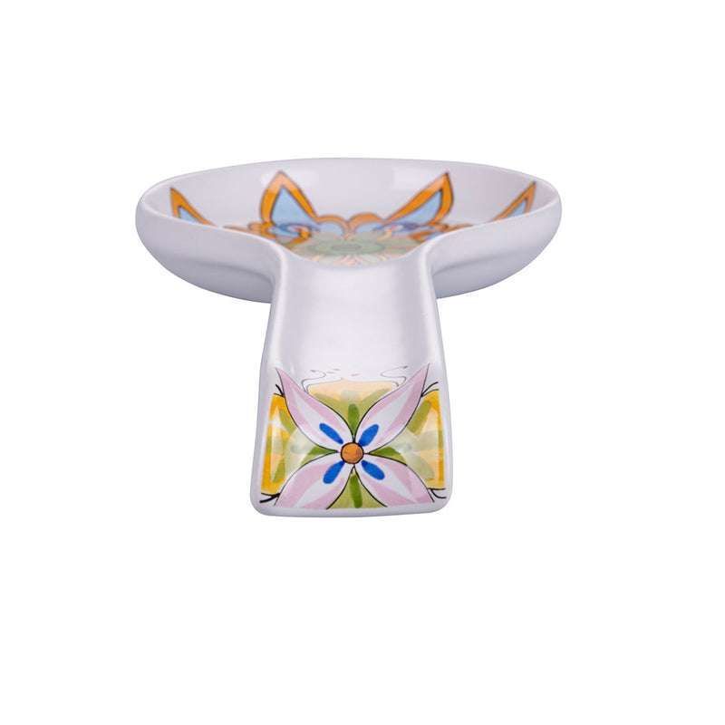 Poggiamestolo 27,8x12,4x3,5 cm  in Ceramica VdE Tivoli 1996 Infinito Panarea