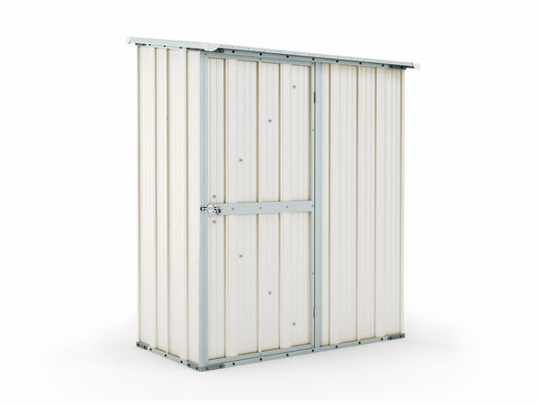 Cabane de jardin en tôle d'acier porte-outils 155x100x192 cm Enaudi Blanc acquista