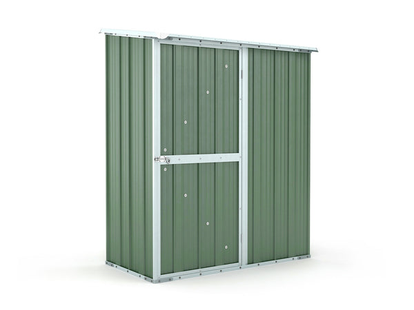 Cabane de jardin en tôle d'acier porte-outils 155x100x192 cm Enaudi Vert sconto