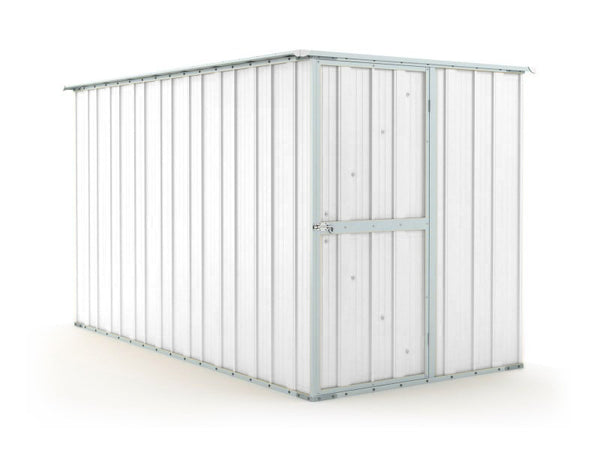 Cabane de jardin en tôle d'acier porte-outils 175x307x182 cm Enaudi Blanc acquista