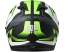 Casco Integrale per Scooter Visiera Lunga CGM Atlanta 308X Verde Fluo