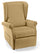 Fauteuil élévateur électrique 2 moteurs 75x107x84 cm en tissu dispositif médical 1 beige