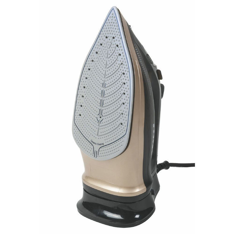 Ferro da Stiro Cordless 320ml 2200W Kooper Nerone Nero e Champagne