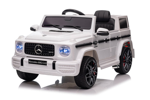 Macchina Elettrica per Bambini 12V con Licenza Mercedes AMG G 63 Bianca sconto