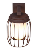 Applique da Esterno Attacco E27 in Alluminio Pressofuso Ruggine