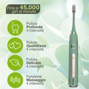 Spazzolino Sonico Elettrico Ricaricabile Kooper Identity Verde