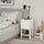 Table de chevet inclinable et tournante Ema blanche 30x30x55h cm