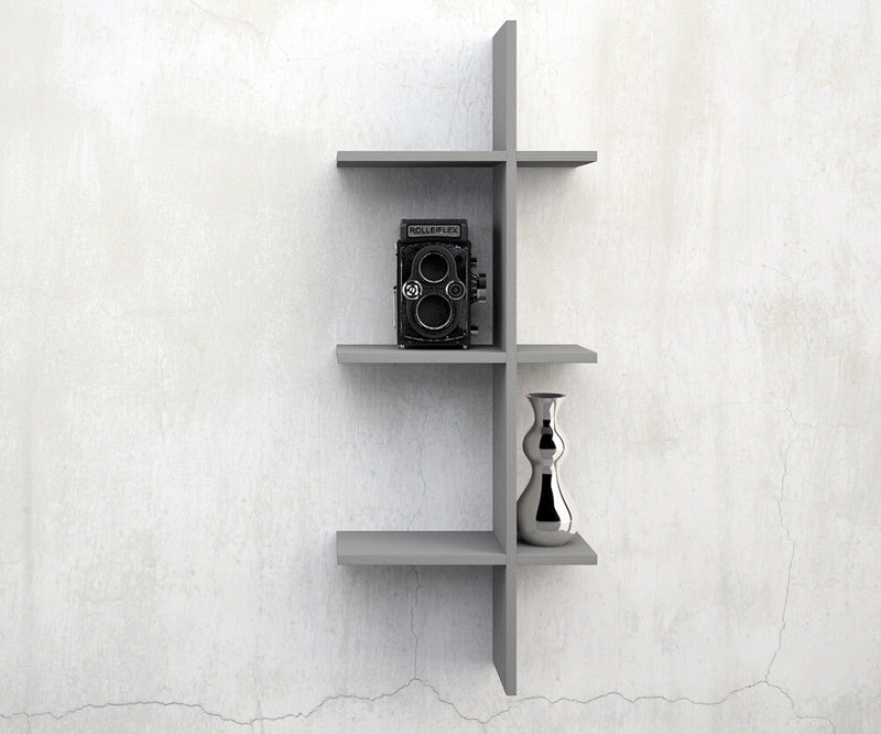 Mensola in MDF 92x15x37cm TFT  Easy Grigio Cenere