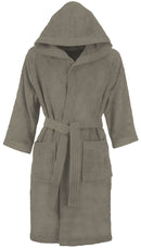 Accappatoio in Spugna 100% Cotone Erika Fango Taglia S/M