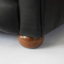 Divano 2 Posti 170x81x77 cm in Similpelle Nero