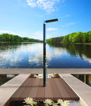 Doccia da Giardino Miscelatore e Doccetta Mobile Arkema Quick Ardesia Opaco