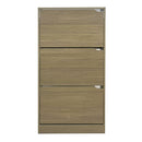 Scarpiera 3 ante 63x115x24 cm in Legno Melaminico Rovere