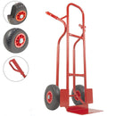 Carrello Portapacchi Portata Max 250Kg con Ruote in Acciaio Rosso      