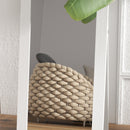 Specchio con Cornice con Piedini e Ganci per Utilizzo a Muro o a Parete 37x40x155 cm  in MDF 