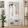 Meuble d'entrée 90x36x180 cm Chester blanc