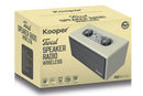 Altoparlante Speaker 40W Wireless con Radio in Similpelle Kooper Twist Ecrù