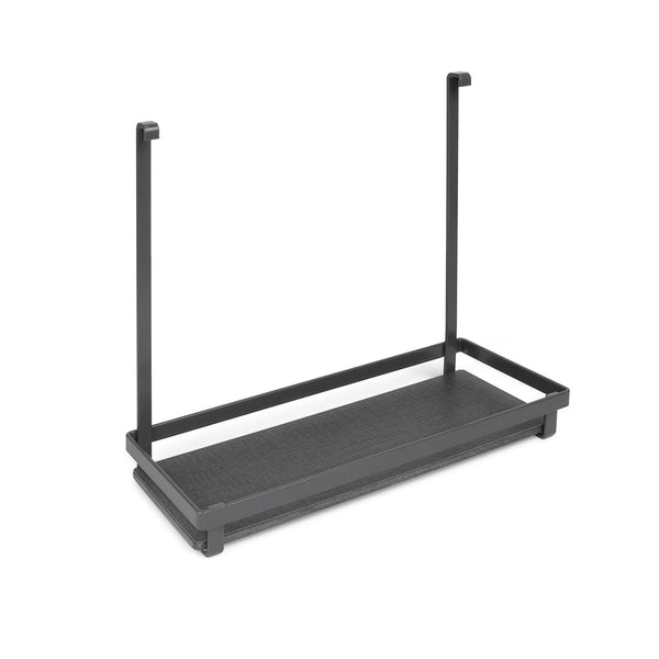 sconto Étagère suspendue pour ustensiles de cuisine en acier gris anthracite Emuca