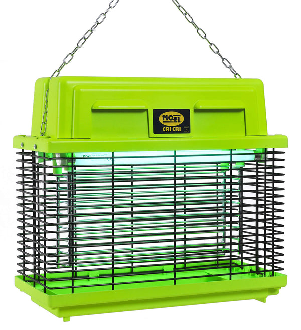 prezzo Moustiquaire Electrique 2 Lampes 30W Moel Cri-Cri Fluo Jaune Lime