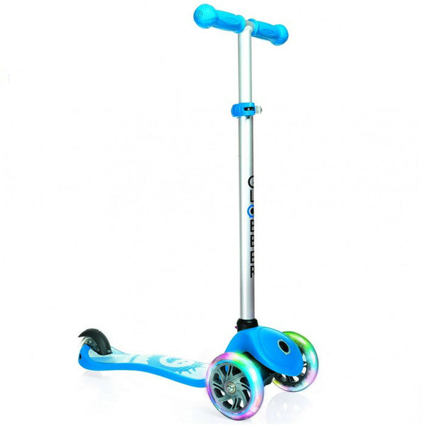 sconto Trottinette avec 3 Roues LED 3 Hauteurs Max 50Kg Globber FIRST Fantasy Lights Up Happy Blue