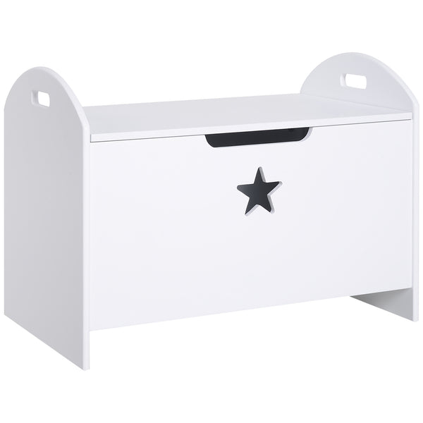 Malle de Rangement Chest 62x40x46,5 cm en Bois Blanc prezzo
