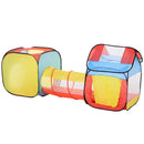 Tunnel 3 in 1 Gioco per Bambini 230x70x89 cm 