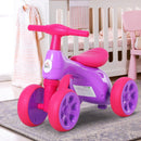 Triciclo per Bambini 4 Ruore  Primi Passi Viola e Fucsia