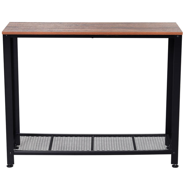 online Console Fixe 101x35x80 cm en Bois et Métal Noir